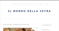 Desktop Screenshot of ilmondodellacetra.it